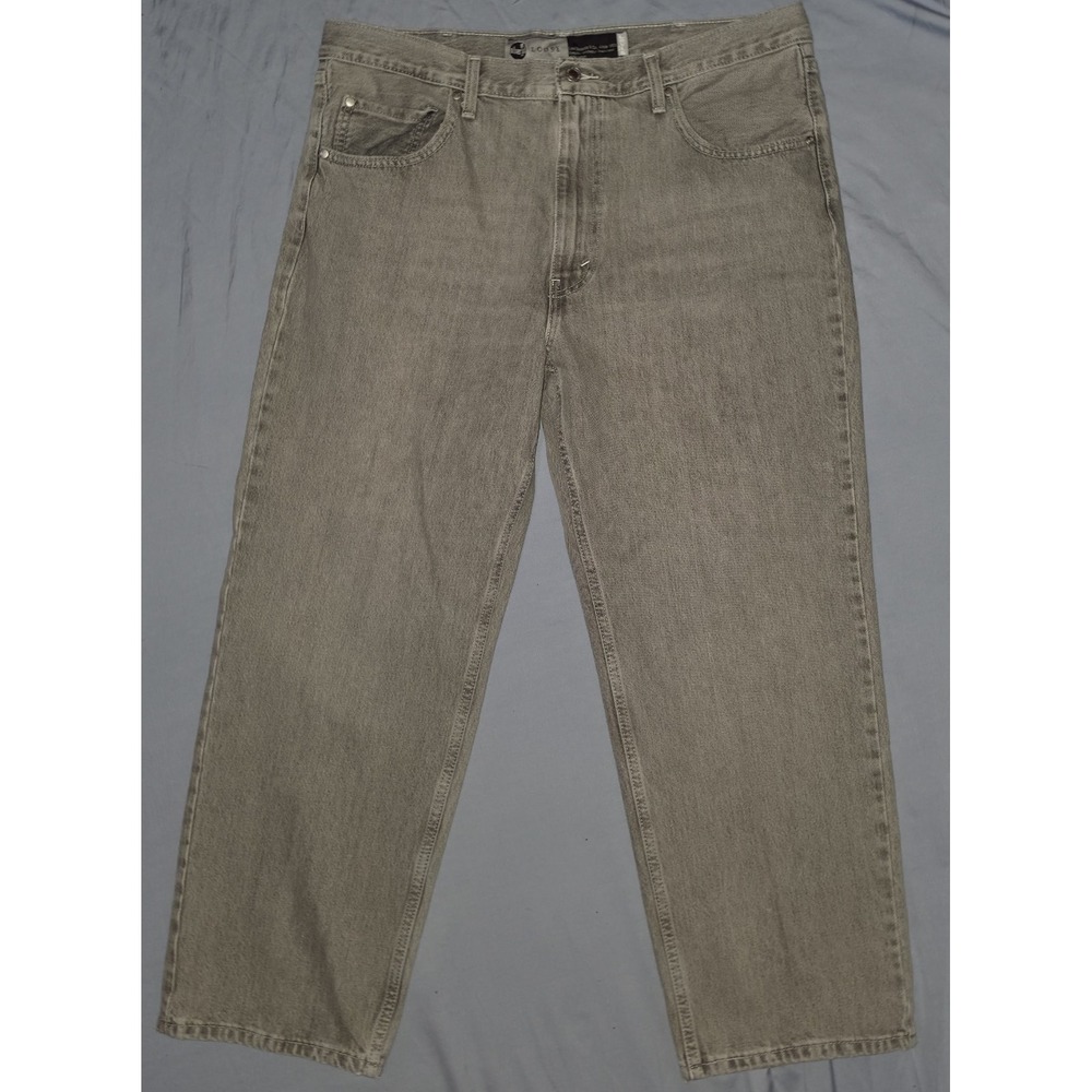 LEVI'S CLASSIC SILVER TAB LOOSE‎ 100% COTTON GRAY 38x30 MENS JEANS